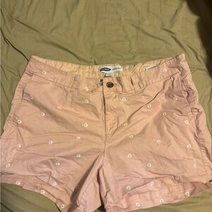 Old Navy Light Pink Women's Embroidered Shorts